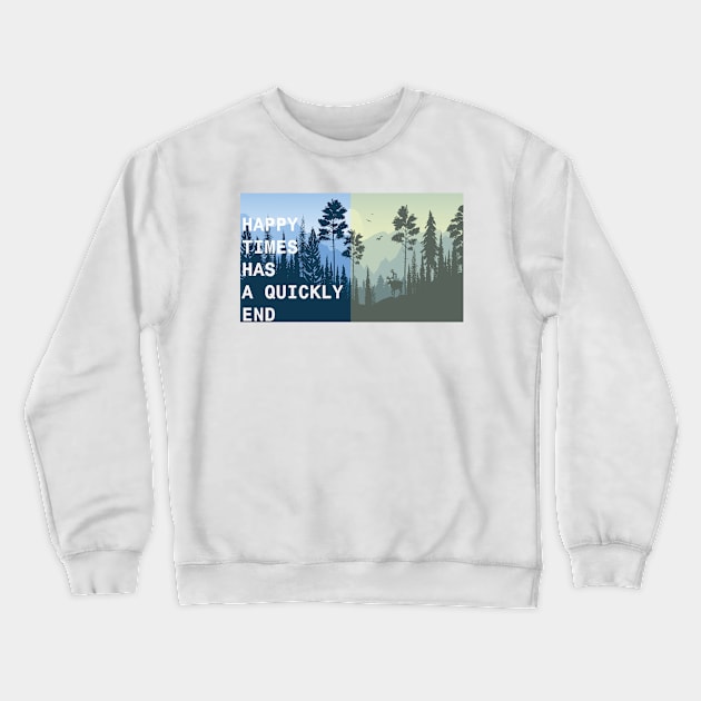 QUICKLY END Crewneck Sweatshirt by THE VIRUS HOME